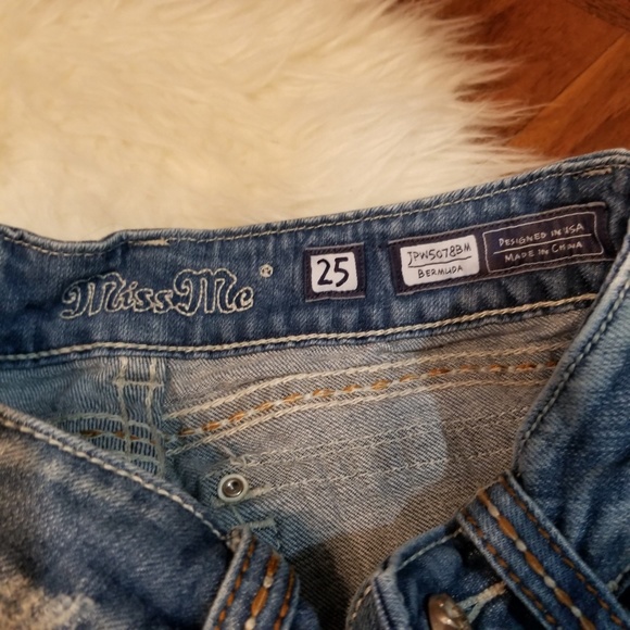 Miss Me Bermuda Size 25 Women's - Picture 4 of 5